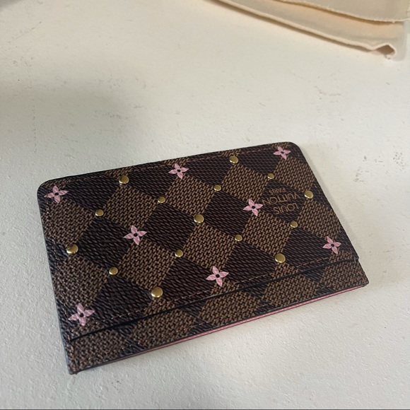 Louis Vuitton Ebene Card Holder Studs - Picture 11 of 12